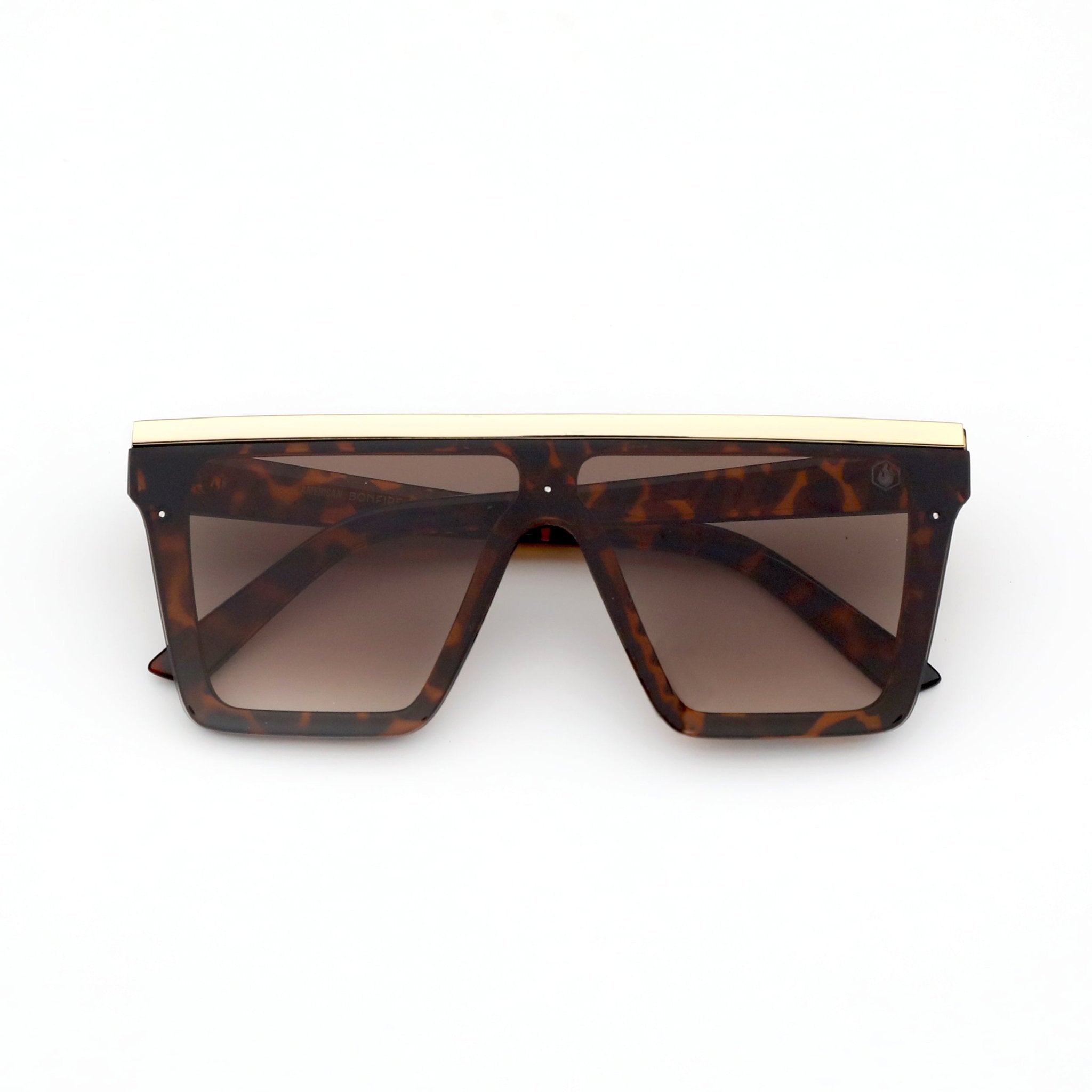 Like new dark brown sunglasses  with gold details Tito Sunglasses Dark/Gold Jerone - Jerone.com main image 4