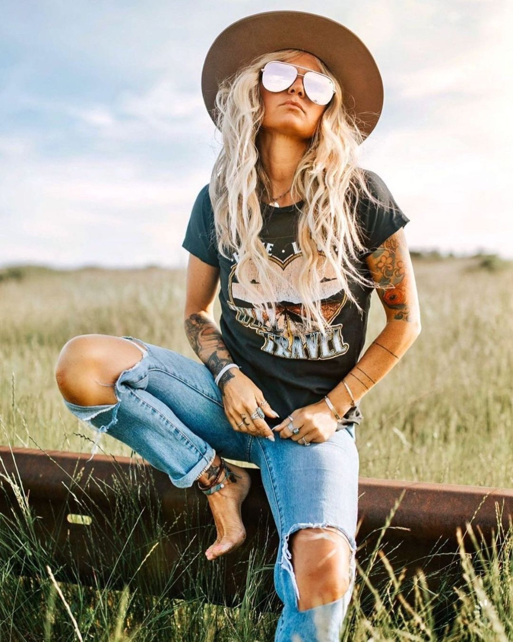 Jaden Aviator in Pink Guitar - American Bonfire Co.